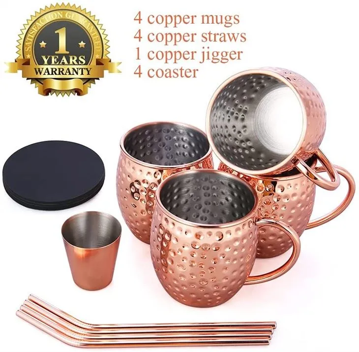 Amazon Hot Sale Full Copper Moscova Mule Mule