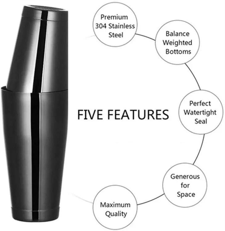 Negru   inoxidabil   Oțel   Boston   Agitator