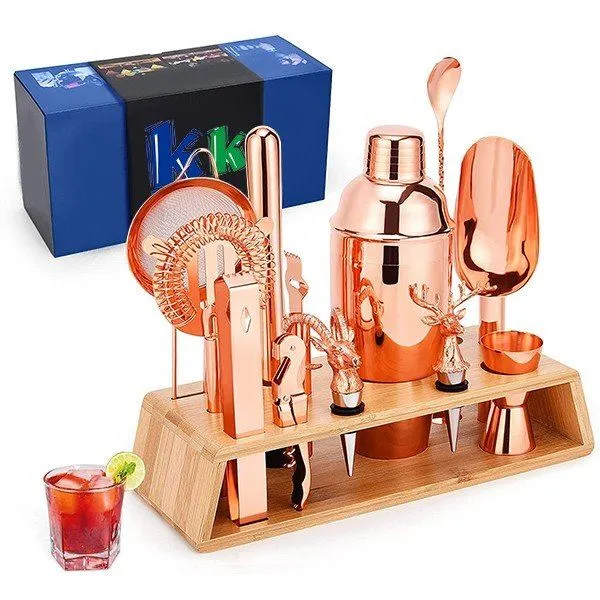 Kit de preparare a cocktailurilor Cupru
