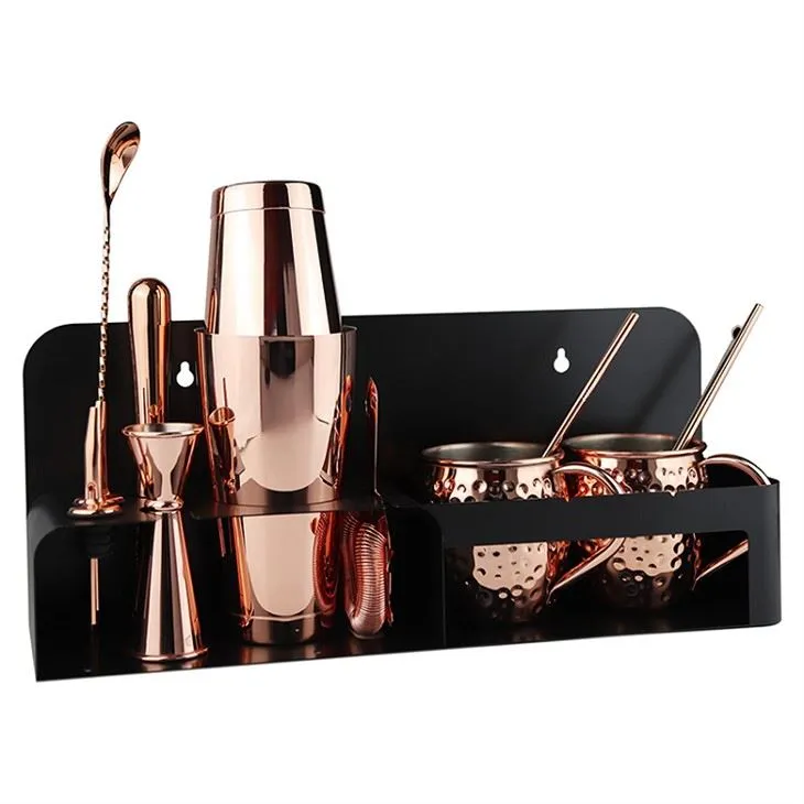 Set Copper Cocktail Mixology