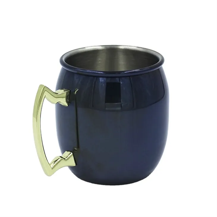 Copper Moscova Mule Cană cu mâner de alamă