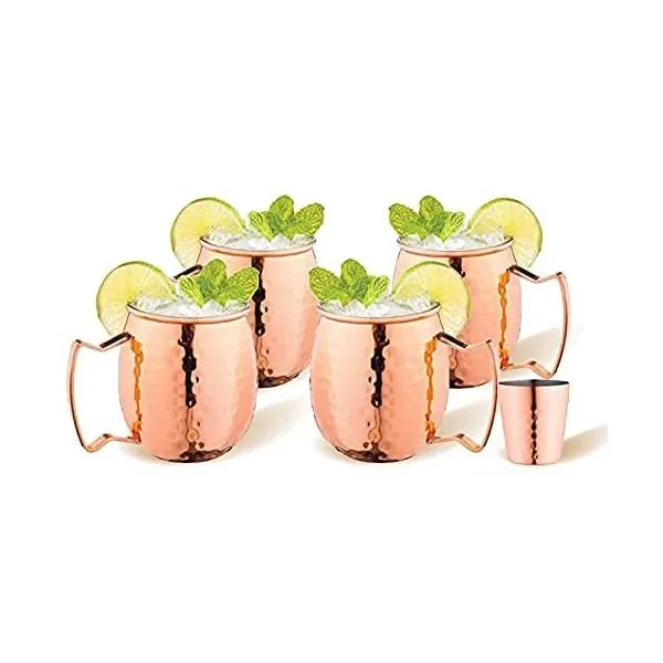 Căni de cupru set de 4