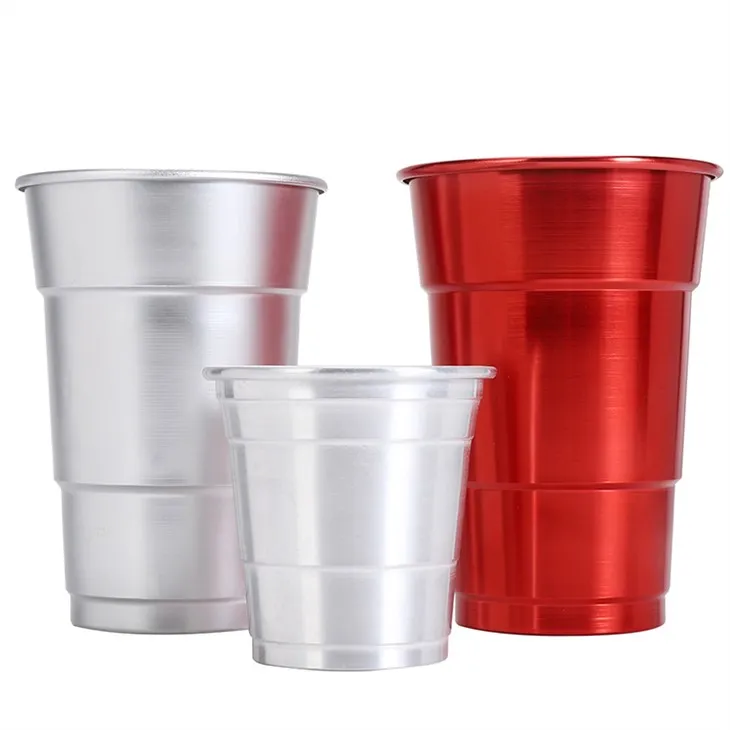 Pahar de unica folosinta din aluminiu de calitate alimentara