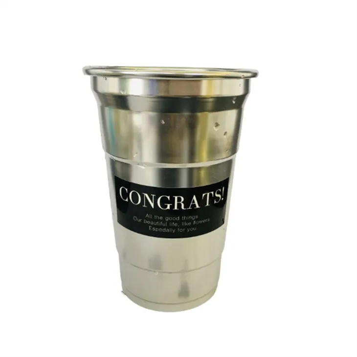 De unică folosință Pas Bere cupa de aluminiu