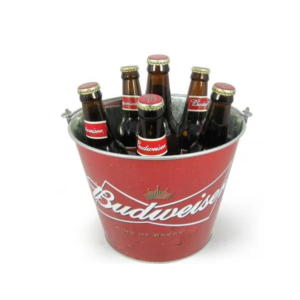 Găleată galvanizată pentru băuturi