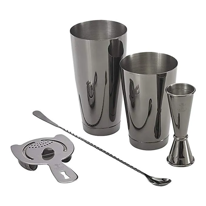 Set Cocktail Negru Gunmetal