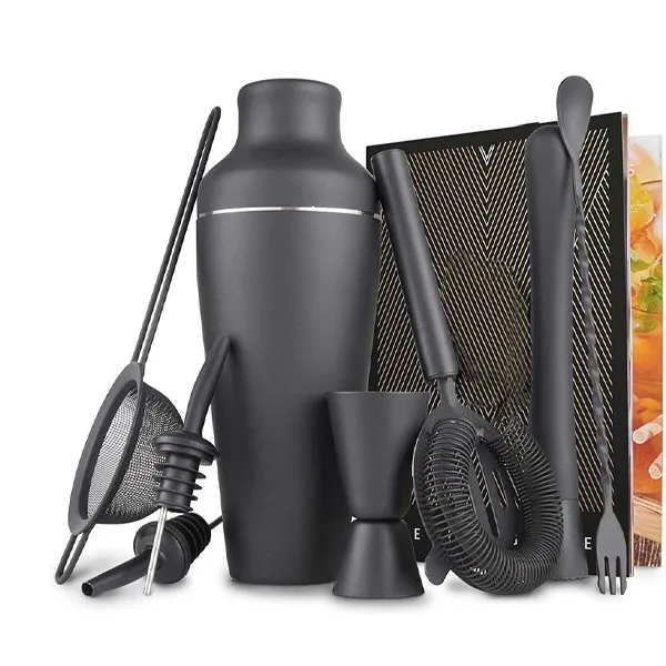 Set barman negru mat